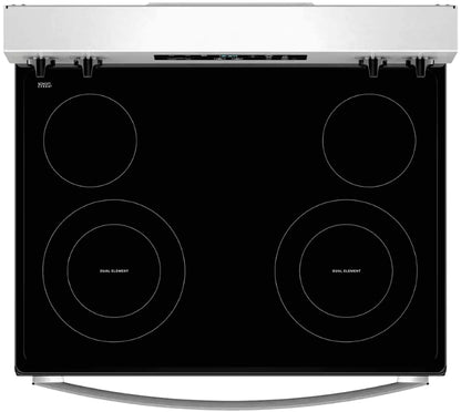 Whirlpool WFE535S0JS 5.3 cu. ft. Freestanding Electric Range with Fan Convection and Frozen Bake Technology, Stainless Steel