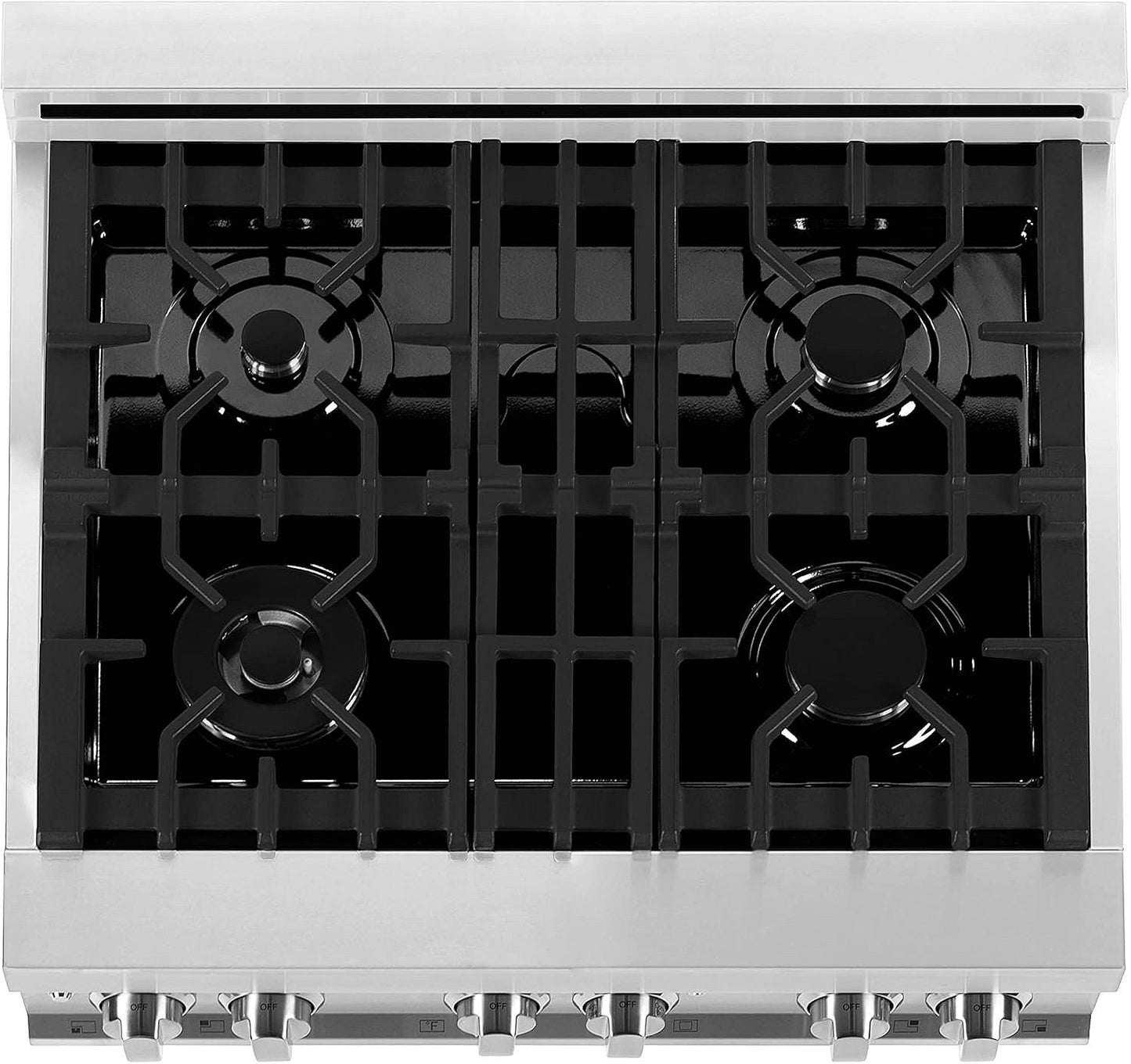 ZLINE 30-Inch Legacy Dual Fuel Range with Gas Cooktop & Electric Convection Oven, Stainless Steel (RA30)