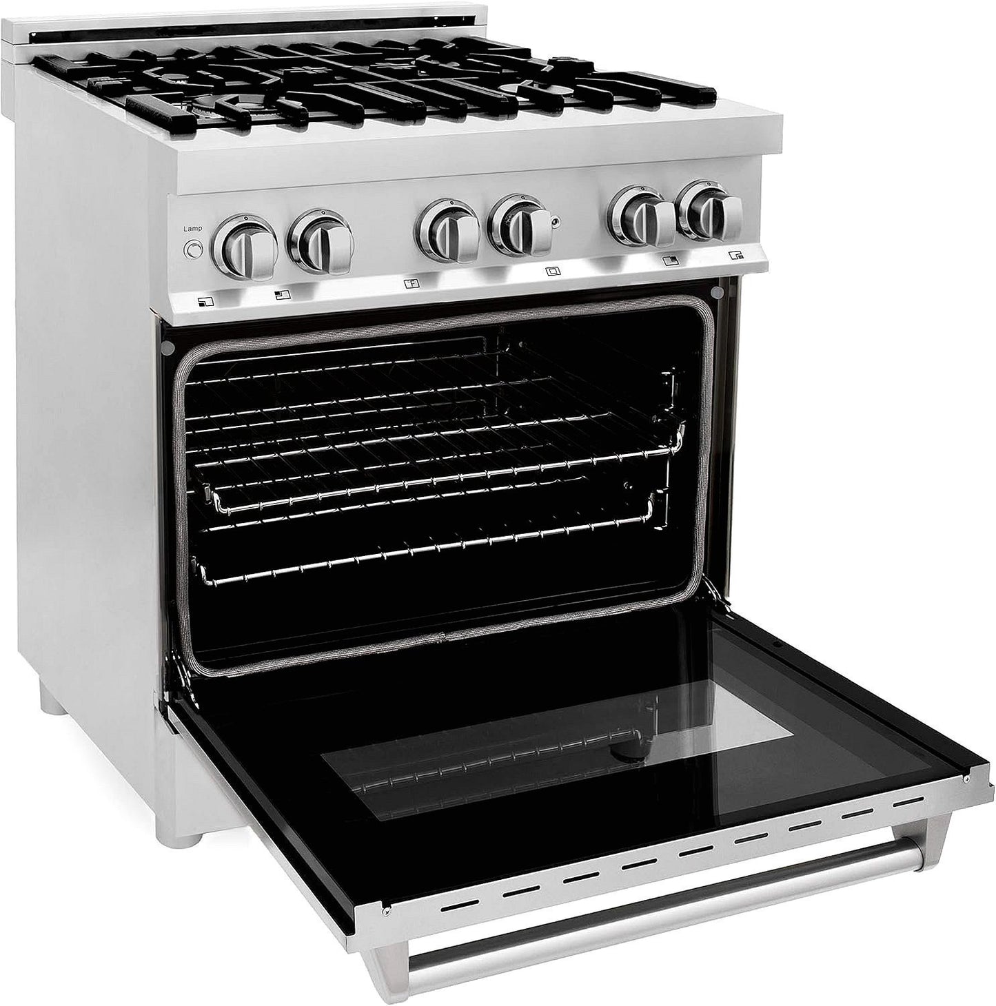 ZLINE 30-Inch Legacy Dual Fuel Range with Gas Cooktop & Electric Convection Oven, Stainless Steel (RA30)