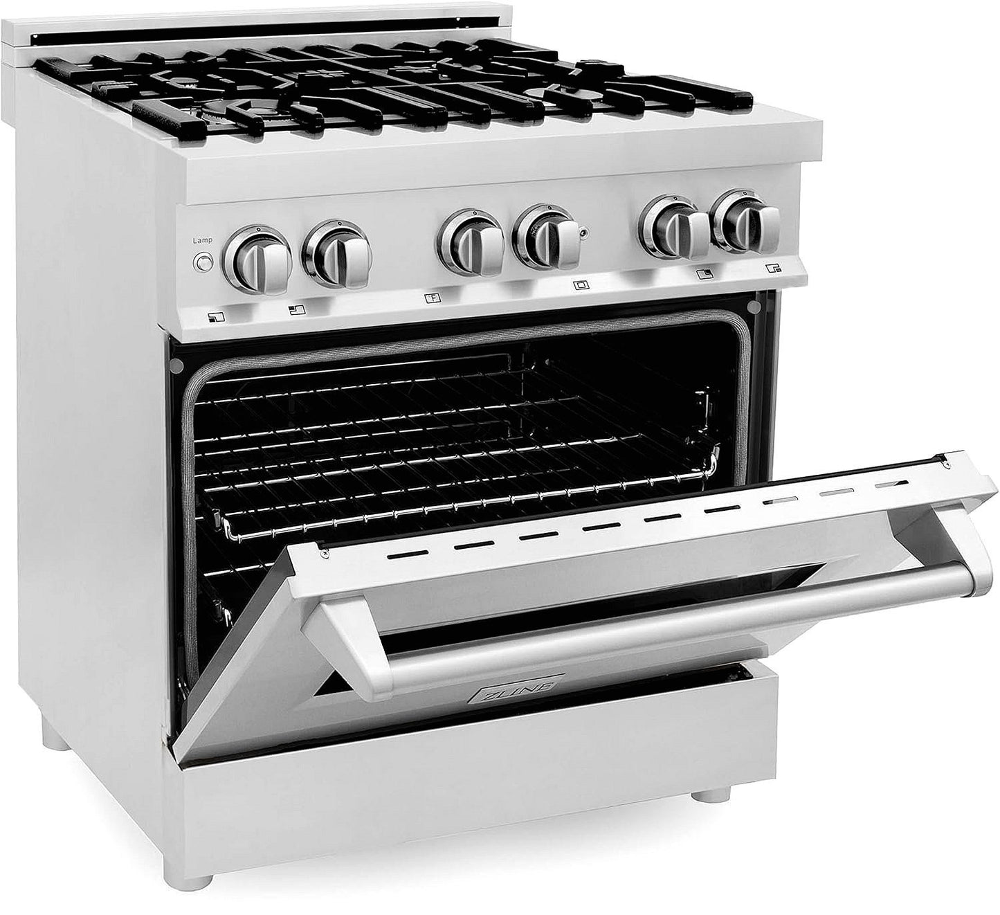 ZLINE 30-Inch Legacy Dual Fuel Range with Gas Cooktop & Electric Convection Oven, Stainless Steel (RA30)
