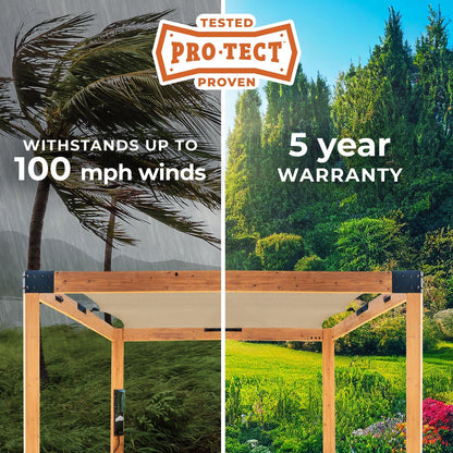 12×10 Brendan Sail Shade Pergola