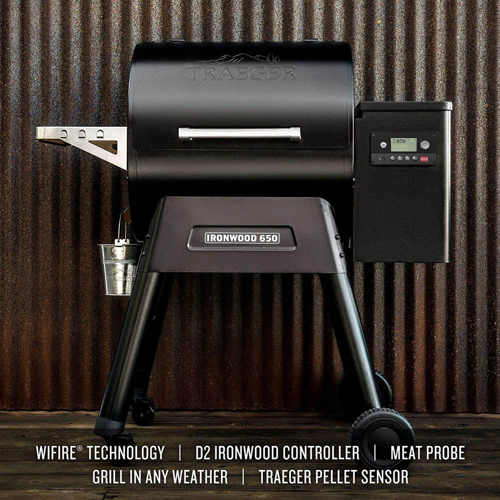 Traeger Ironwood 650 + Pellet Sensor